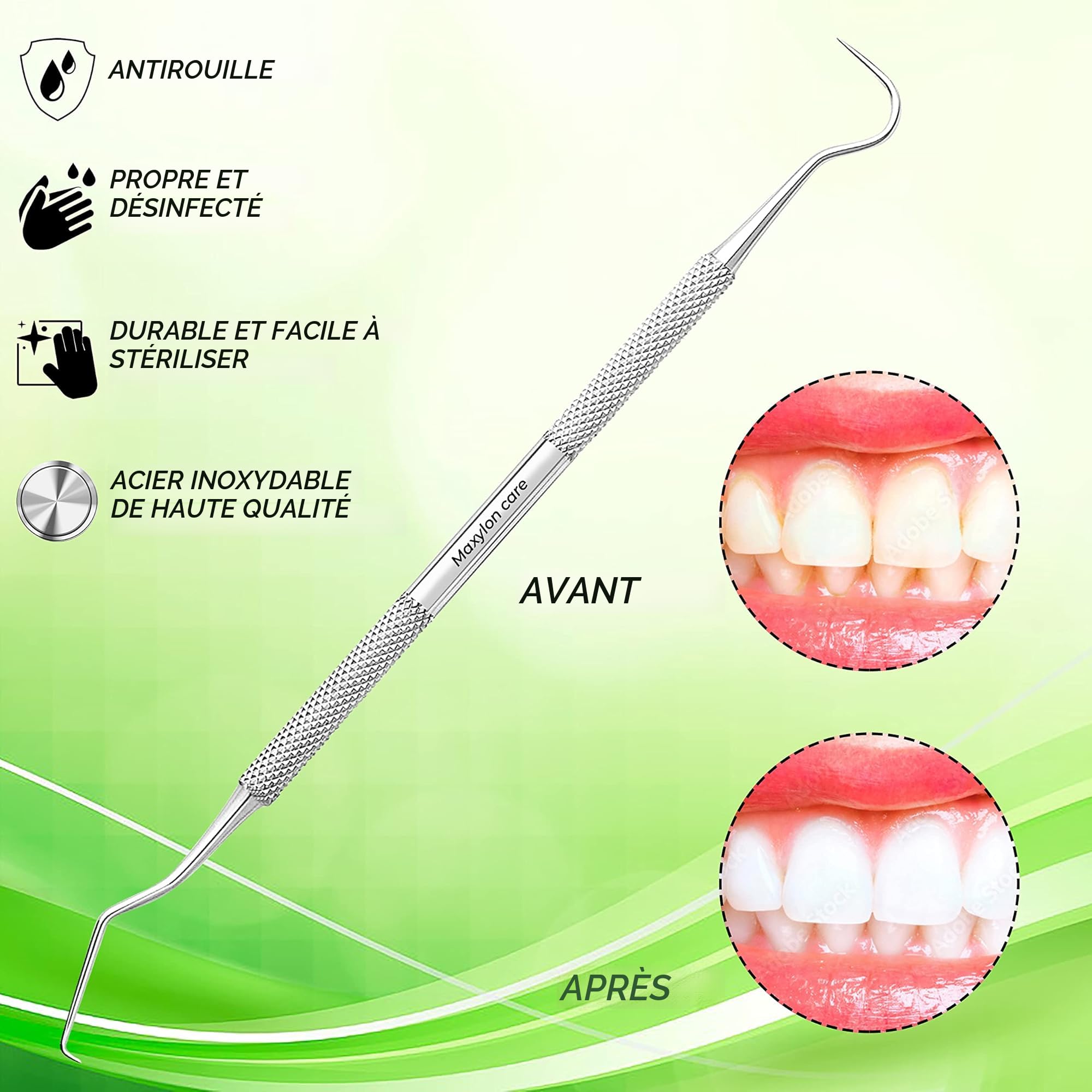 Kit D'outils De Détartrage Dentaire - Pour Une Haleine Fraîche, Neuf Dans Son Emballage