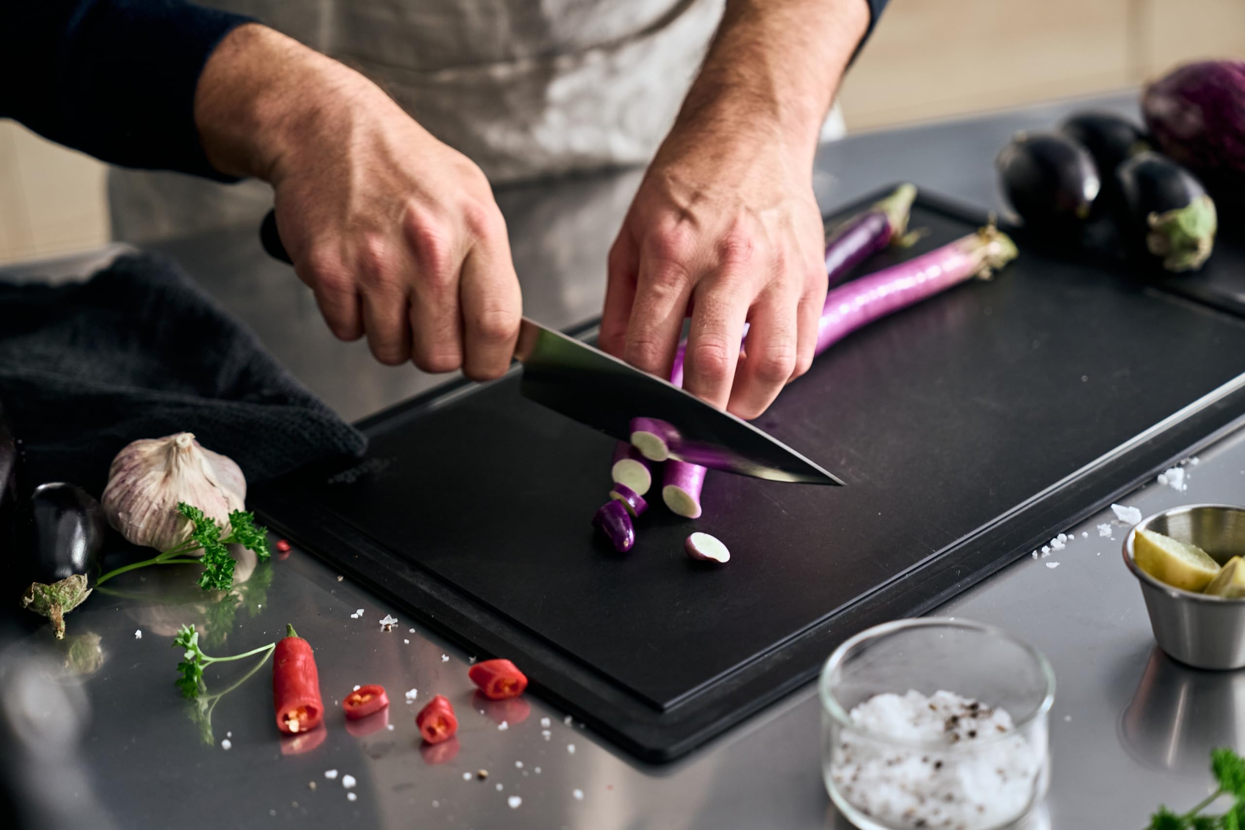 Fissler Procut/Premium-Kochmesser (16 cm) handgeschliffene Edelstahlklinge, Made in Germany, Allzweck-Küchenmesser, Universalmesser, extra breite Messerklinge, ergonomisch