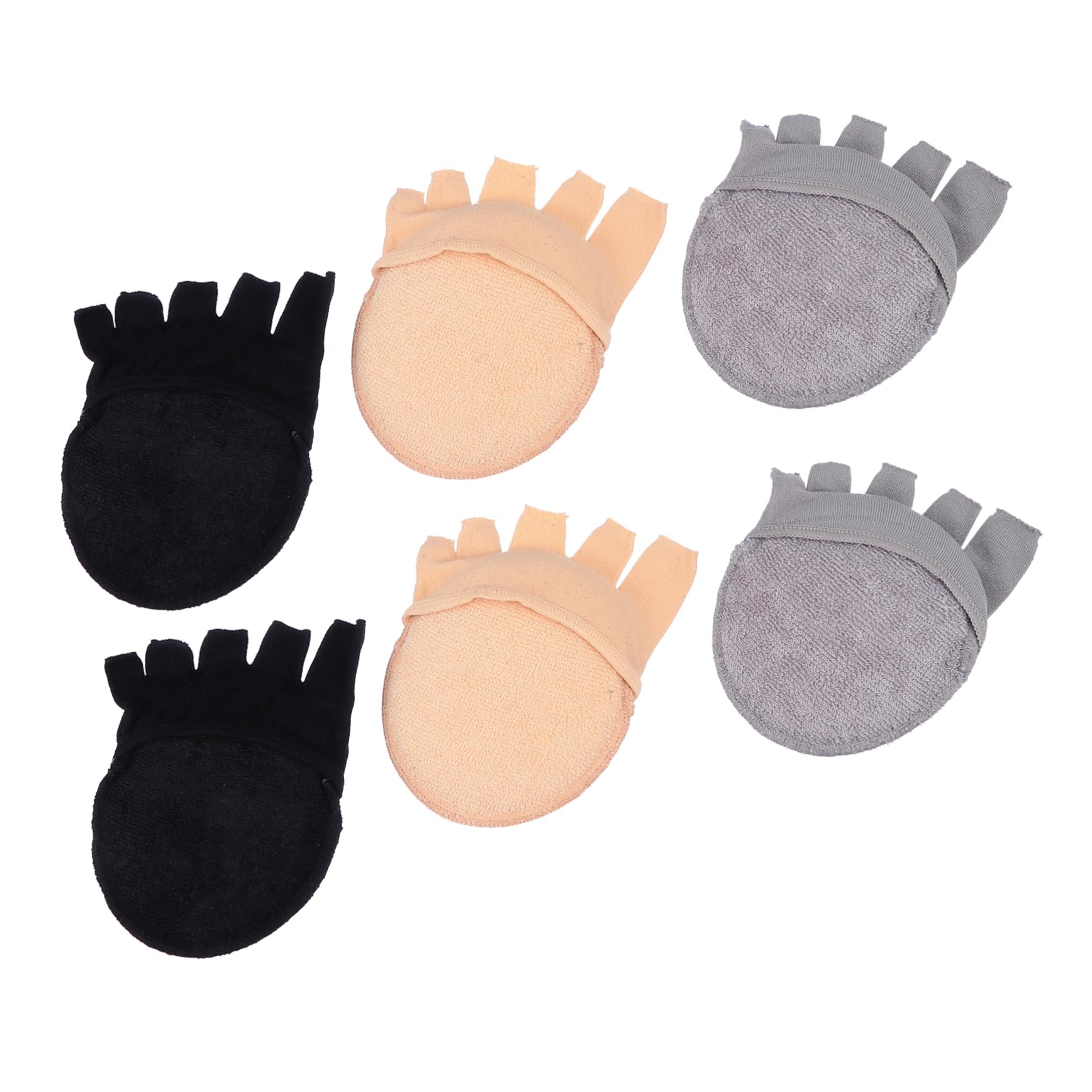 TOVINANNA 3pairs Fashionable Five-Toe Socks of Invisible Breathable Comfortable Cotton Socks for Men Women for Running Canvas High-Heel Shoes Unique Split Toe Design for Enhanced Flexibility