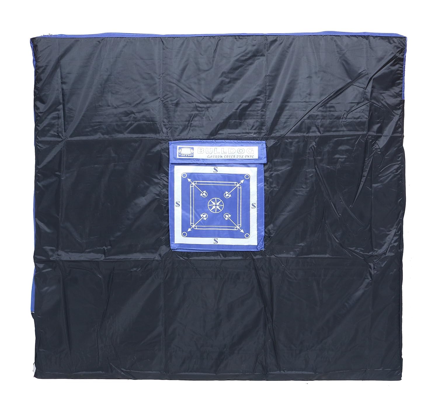 KNK Carrom Board Cover Champion Board Quality - Full & Half Carrom Cover with Extra Pocket for Coins, Striker & Powder (Bulldog Full Cover)-image-11