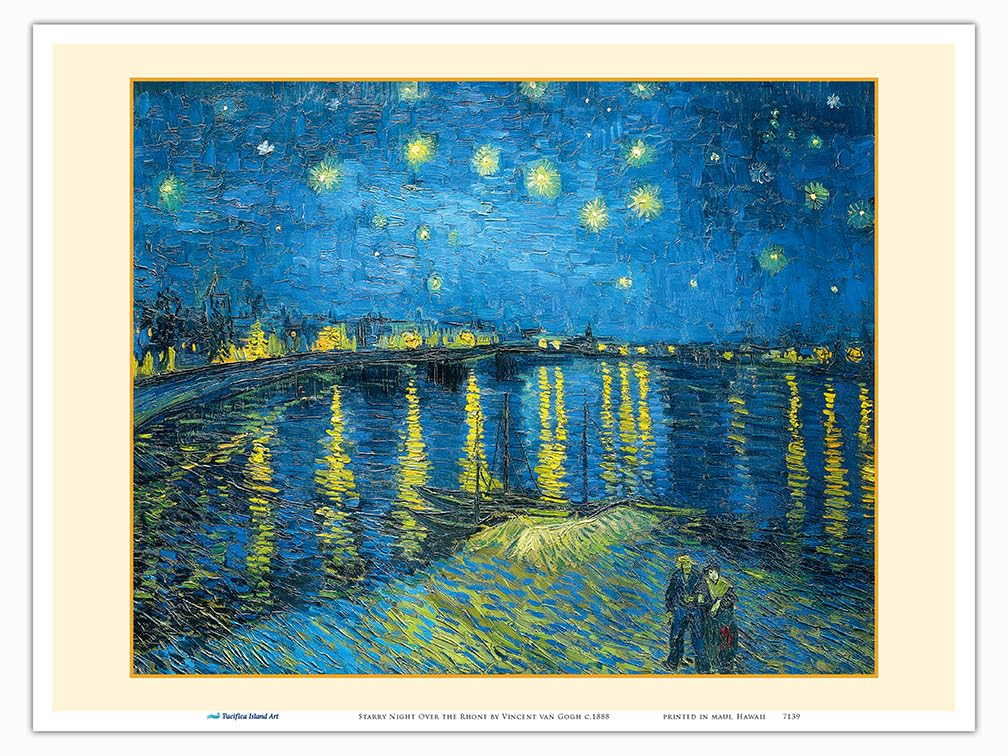 Vincent Van Gogh Starry Night Over The Rhone Original Starry Night
