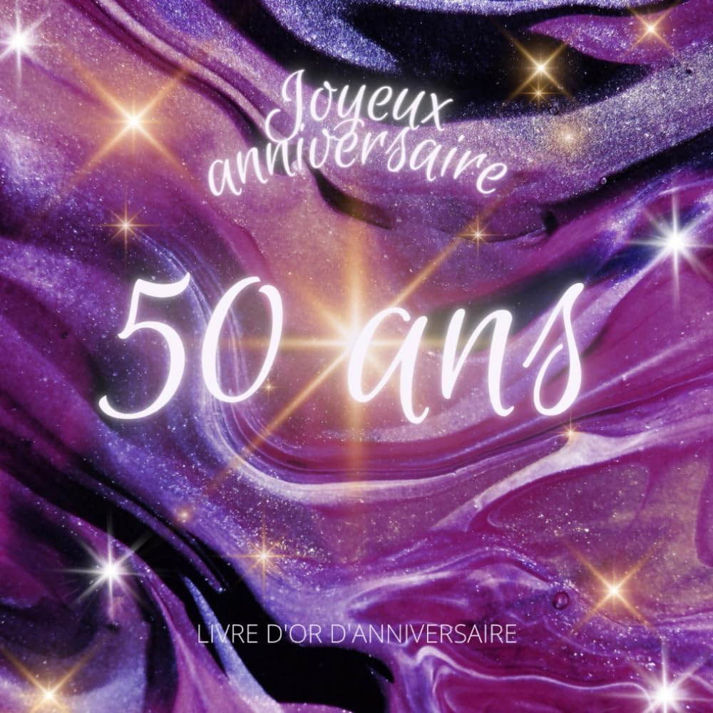 Livre d'or d'anniversaire 50 ans: Souvenir d'anniversaire pour