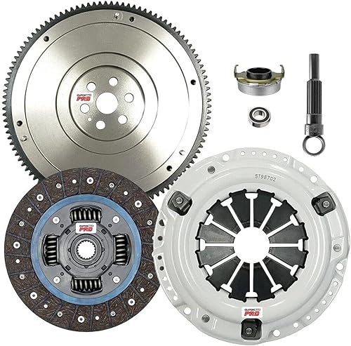 ClutchMax PRO Performance Stage 2 - Kit de embrague con volante compatible con Civic Del Sol 1993-1997 Civic 1.5L 1.6L 1.7L D15 D16 D17 ClutchMax PRO Performance Stage 2 - Kit de embrague con volante compatible con Civic Del Sol 1993-1997 Civic 1.5L 1.6L 1.7L D15 D16 D17