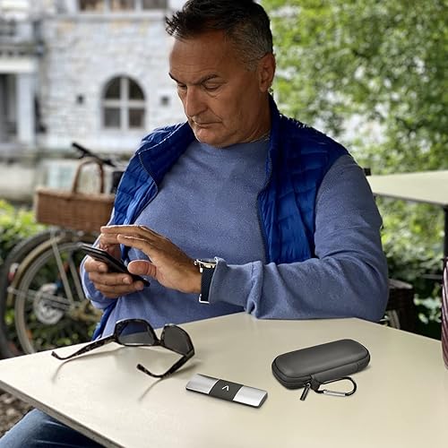 Miniatura 13 de Funda para monitor cardíaco compatible con AliveCor Kardia Mobile ECG/para KardiaMobile 6L para dispositivos Apple y Android, solo funda (blanco)