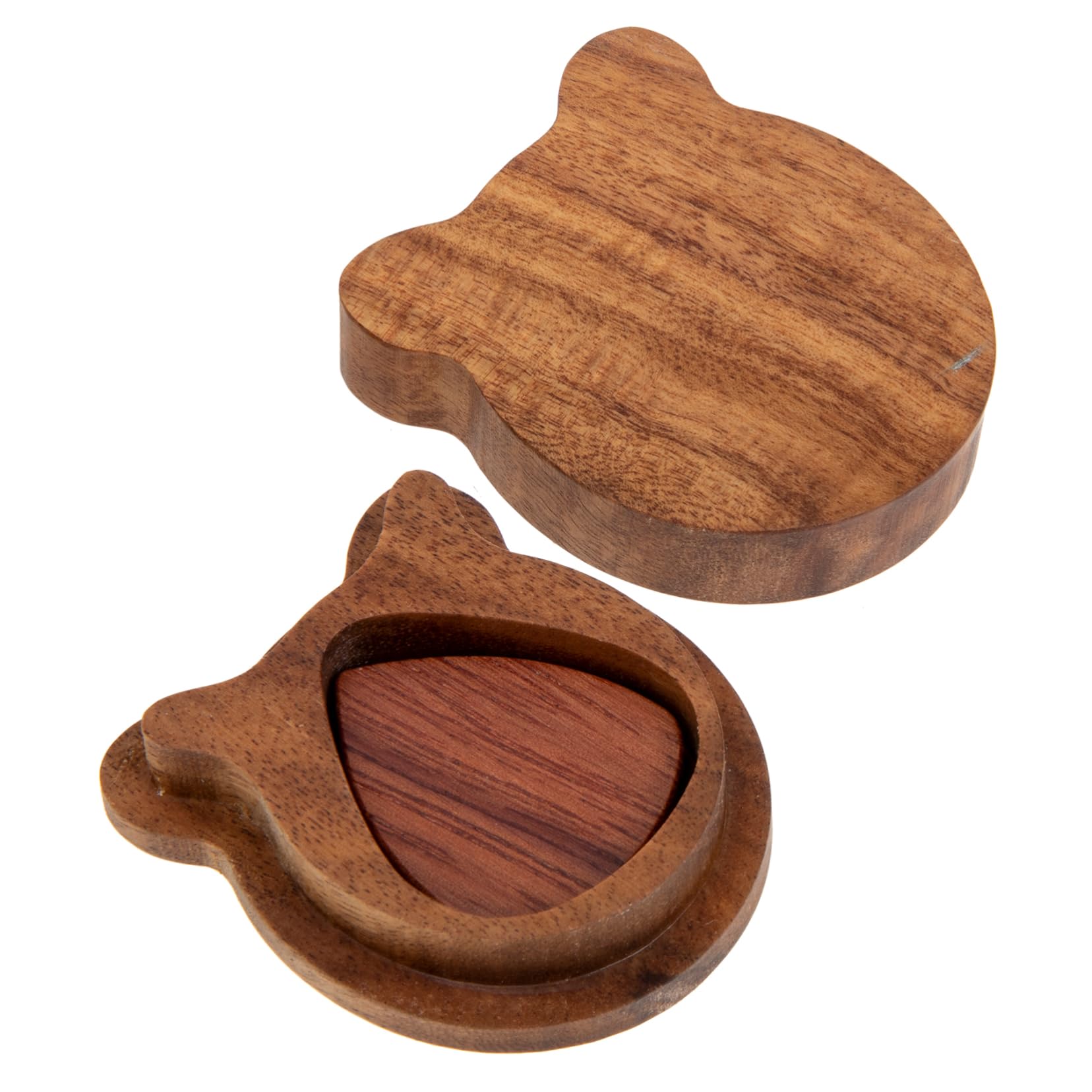 ifundom 4sätze Praktische Holz-Gitarren-Picks Mit Leicht Und Tragbar Sicheres Material Für Gitarristen Und Musikliebhaber