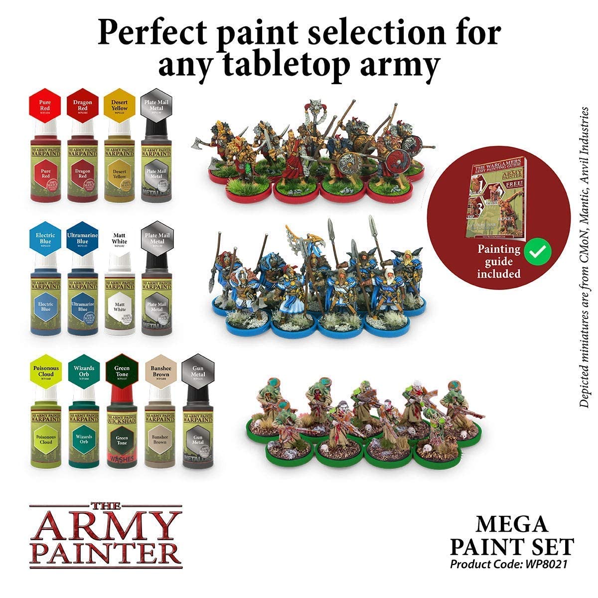 The Army Painter Miniature Painting Kit with Bonus Wargamer Regiment