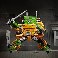 Vista 9 de Transformers Collaborative Teenage Mutant Ninja Turtles x Toy Party Wallop, 7-inch Action Figure, 8+