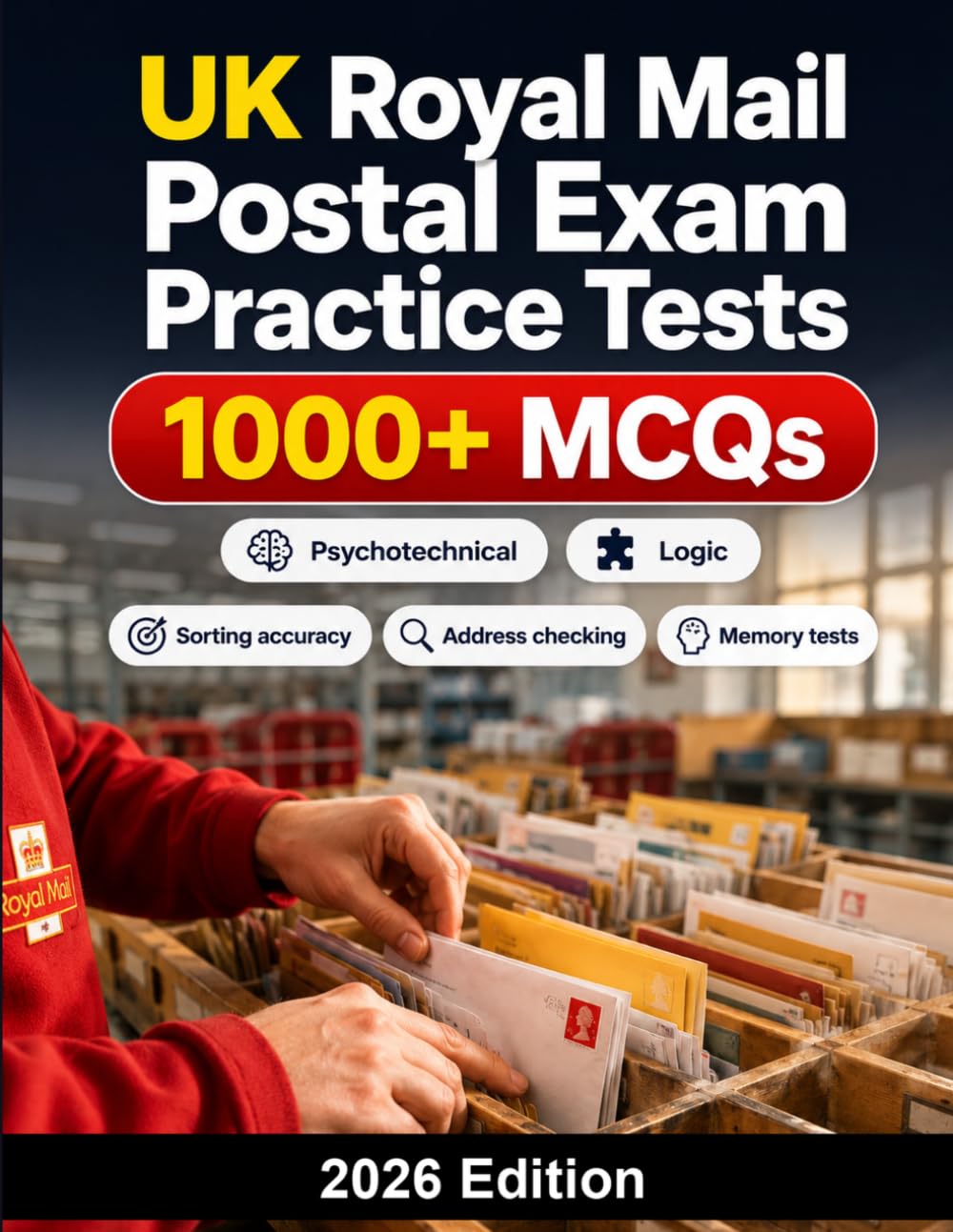 UK Royal Mail Postal Exam Practice Tests: Sorting accuracy, address checking, memory tests, speed exercises and situational judgment questions