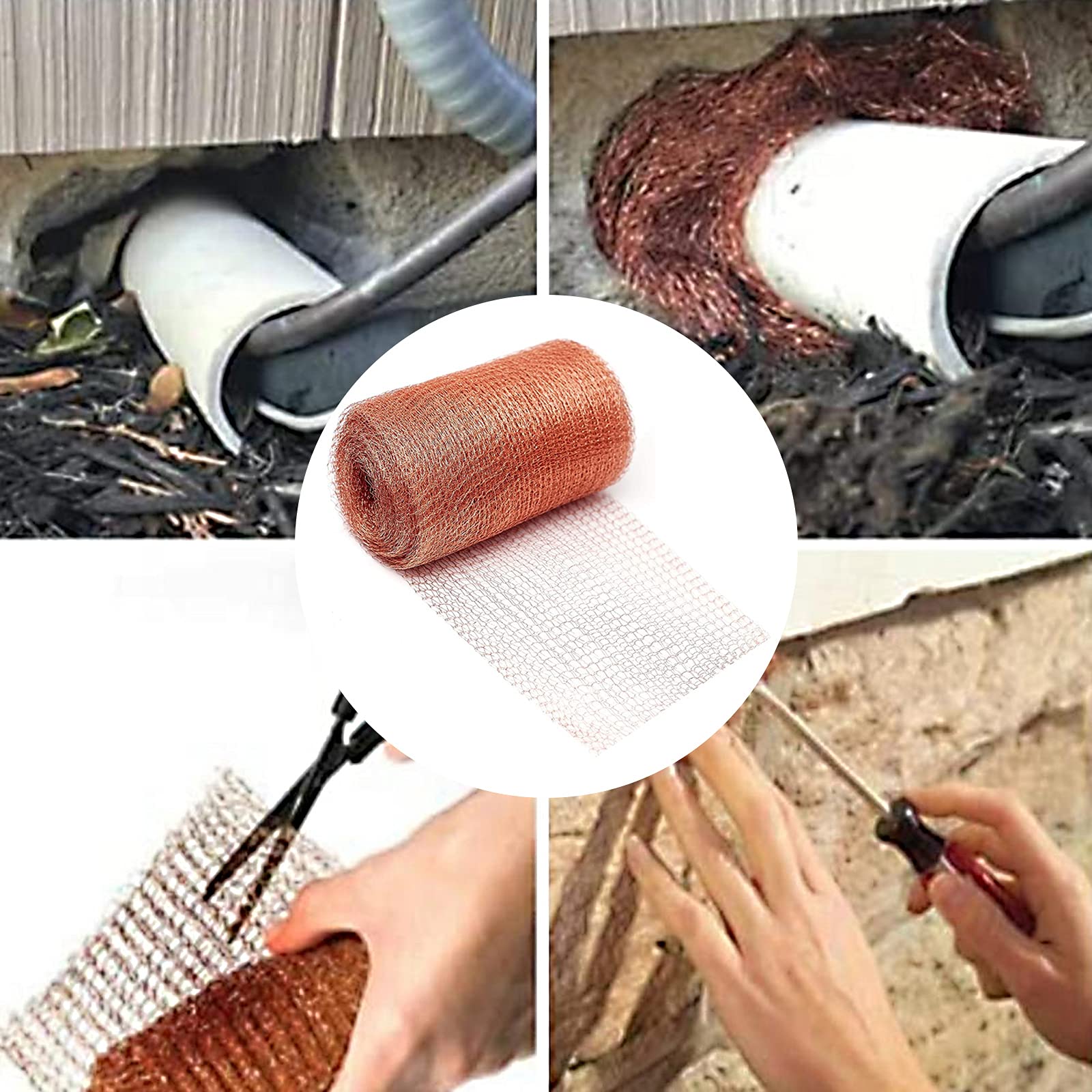HIFROM Nastro in Rame Contro Lumache, Rete per Protezione Piante, Repellente per Giardino e Semi (12,7 cm x 9 m)
