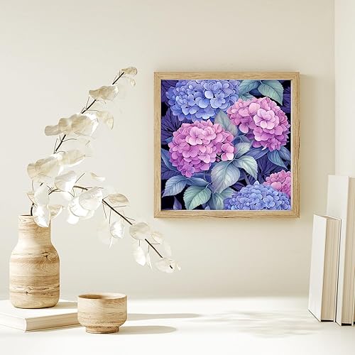 Miniatura 8 de HSENJT Kit de pintura de diamante 5D para bricolaje, libélula, flores de diente de león, arte de diamante para adultos, arte de pintura de diamante