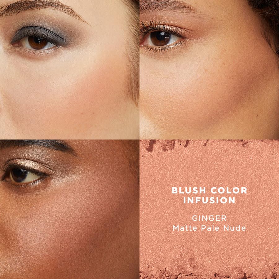 Blush Color Infusion, 10 Hour Wear, Buildable Formula, Pressed Powder Blush for Cheeks, 0.2oz - Image 3