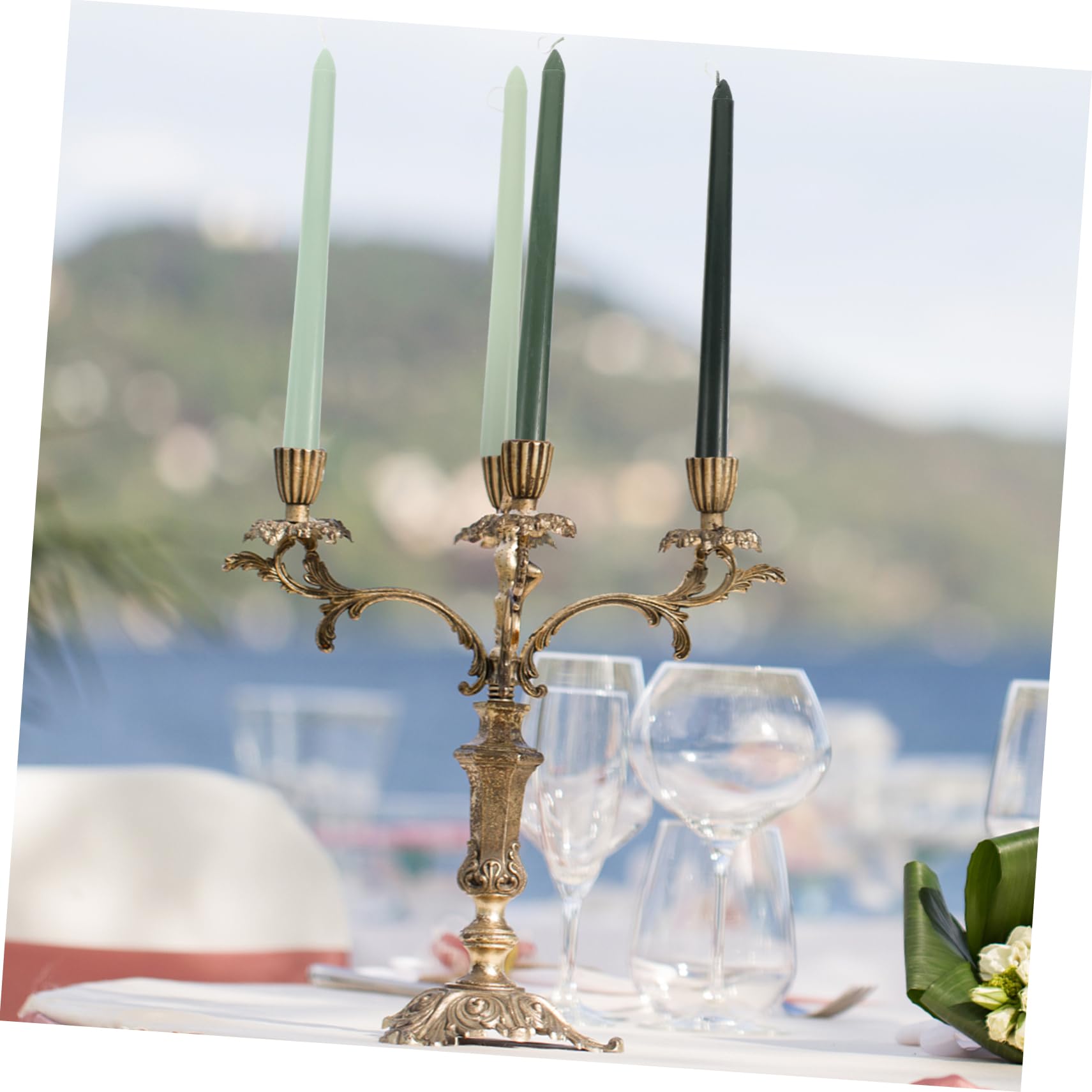 ABOOFAN 4piezas Velas Perfumadas Sin Humo Unidades Adornos Para Fiestas Decoración De Bodas