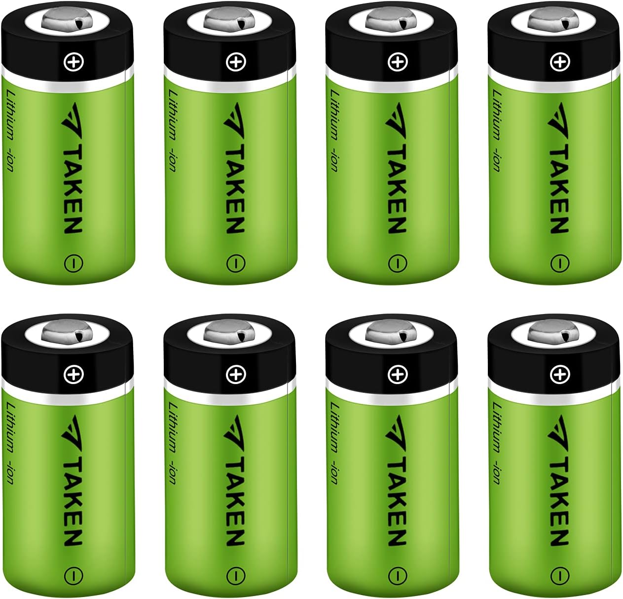 Taken 8 Pack 3.7V 750mAh Rechargeable Batteries for Arlo Cameras (VMC3030/VMK3200/VMS3330/3430/3530), Flashlight, Microphone : Health & Household