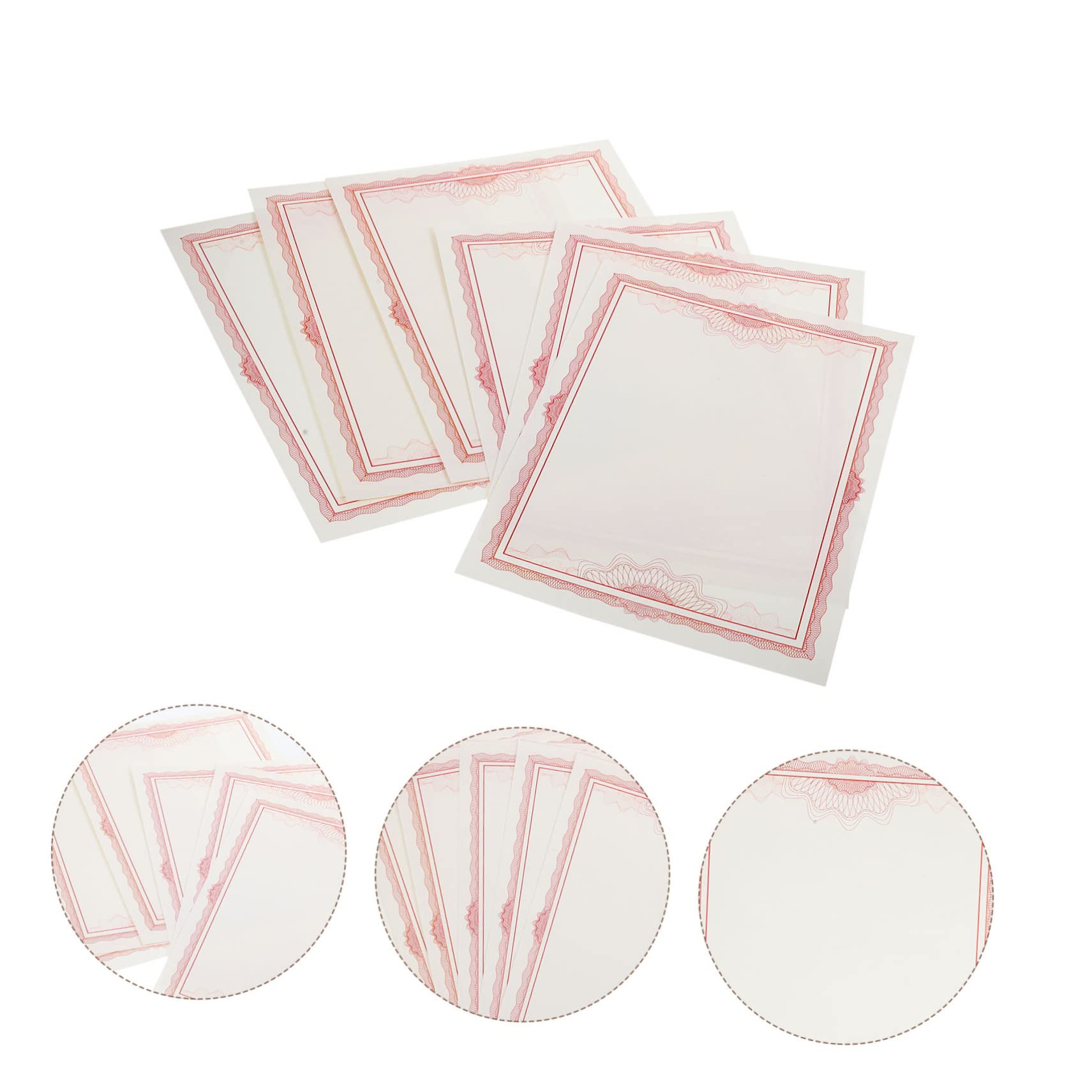 18hojas Papel Para Graduación Papel Imprimible Para Diplomas y Certificados De Honor Para Escolar y Premios Paquete
