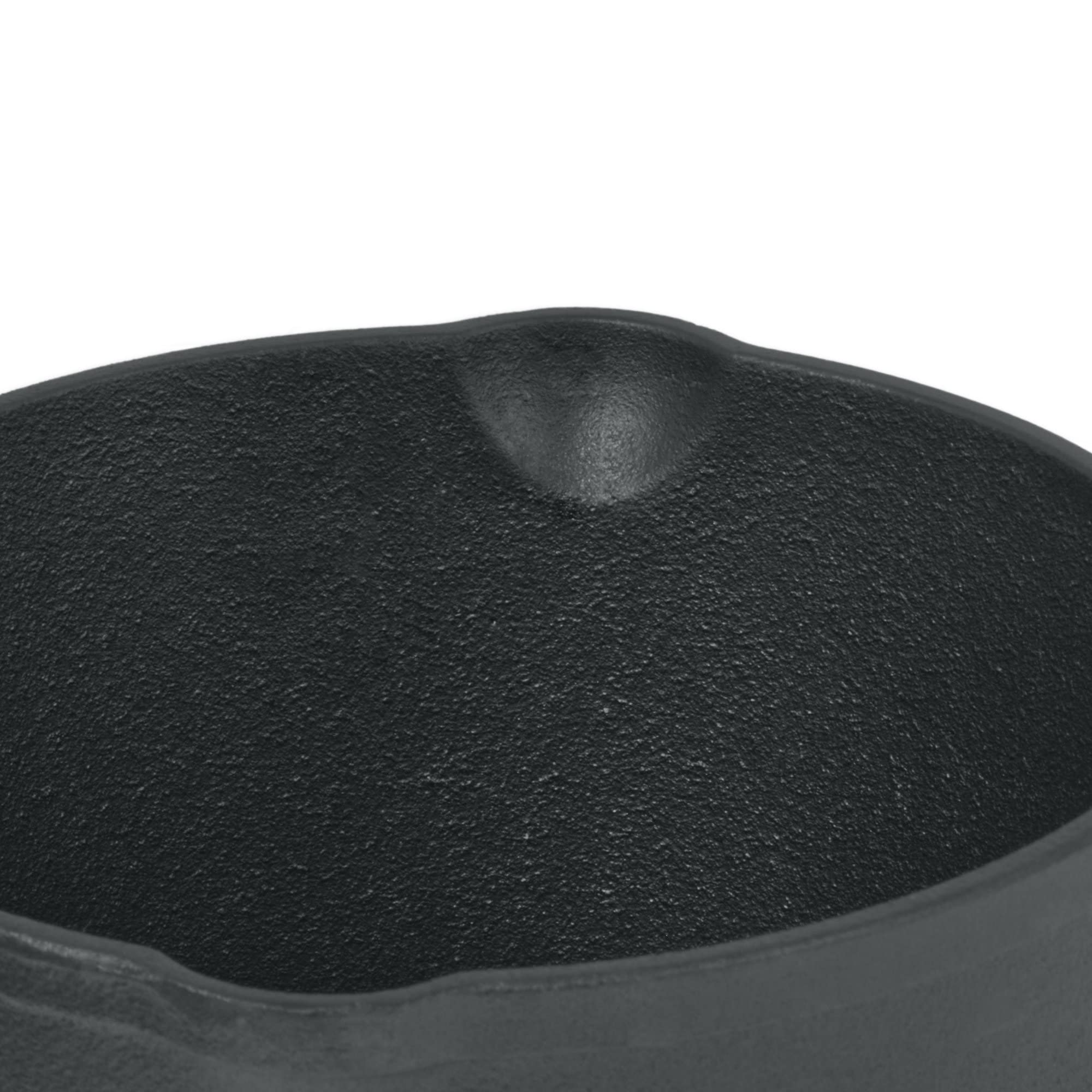 BBQ-Toro Casserole en fonte 2 litres pré-enduite avec couvercle Petite cocotte