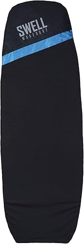 SWELL Wakesurf - Calcetín de wakesurf de longitud ajustable con nariz acolchada y bolsillo, cubierta de wakeboard, talla única para todas las bolsas