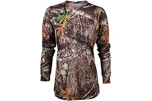 King's Camo Ladies Hunter Series Long Sleeve Camo Tee
