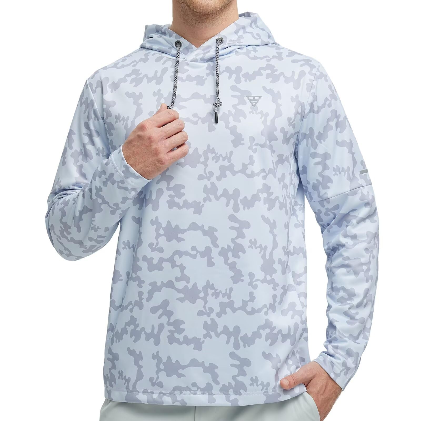 Sponsored Ad - Hoodies for Men Golf Fleece Hooded Sweatshirts Dry Fit Athletic Lightweight Casual Midlayer Mens Hoodies Pullover
