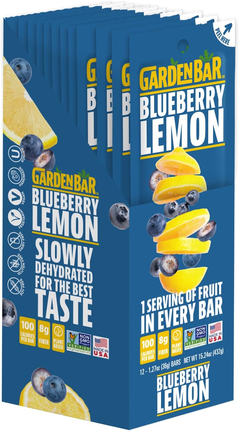 Garden Bar Blueberry Lemon Fruit Healthy Natural Fruit