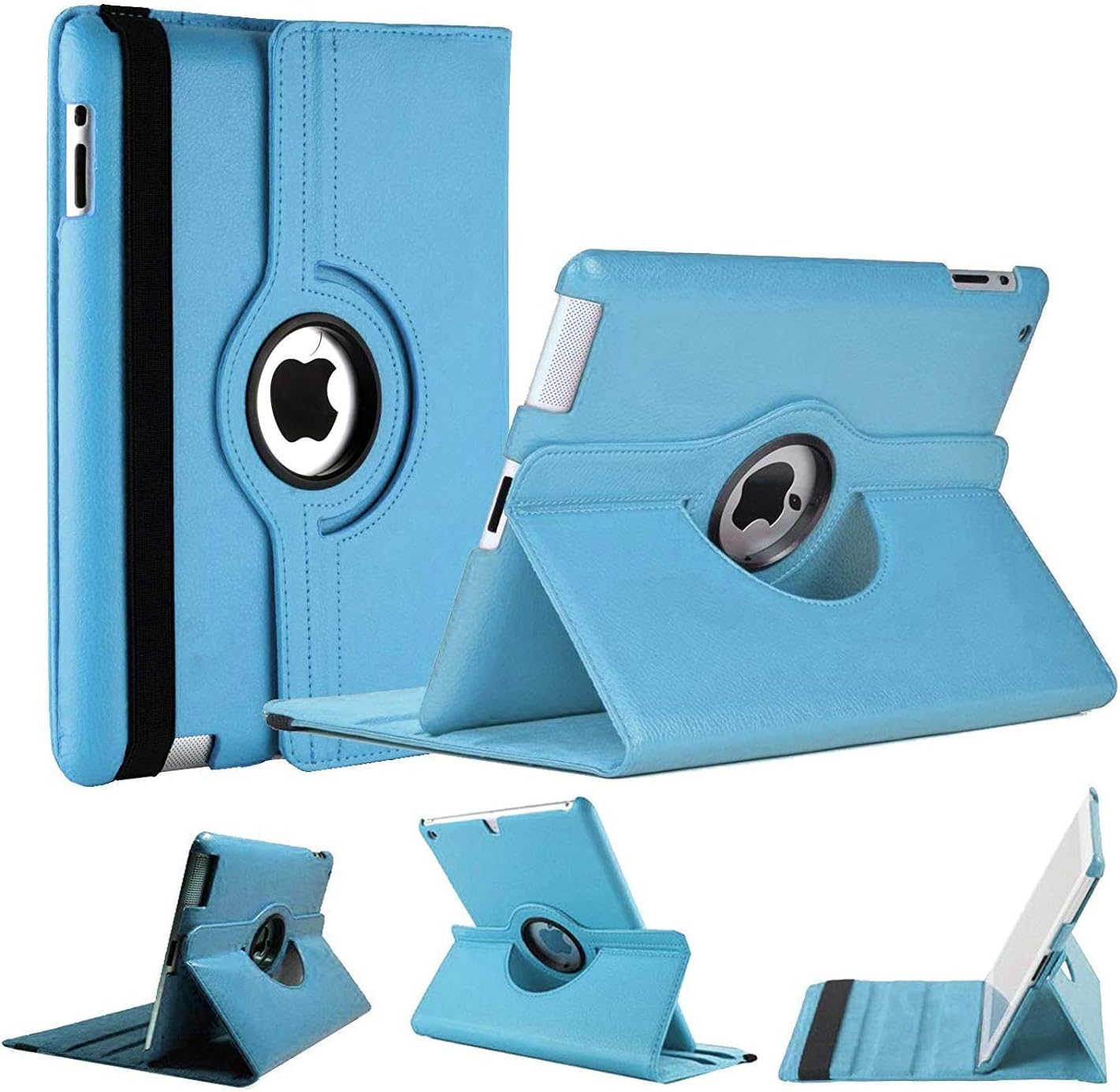 World Biz Rotating Case For IPad Mini 1, Mini 2 And Mini 3-7.9" (2012, 2013, 2014) 360° Rotation Shockproof PU Leather Book Flip Folio Protection Cover With Auto Sleep/Wake (Green - View #4