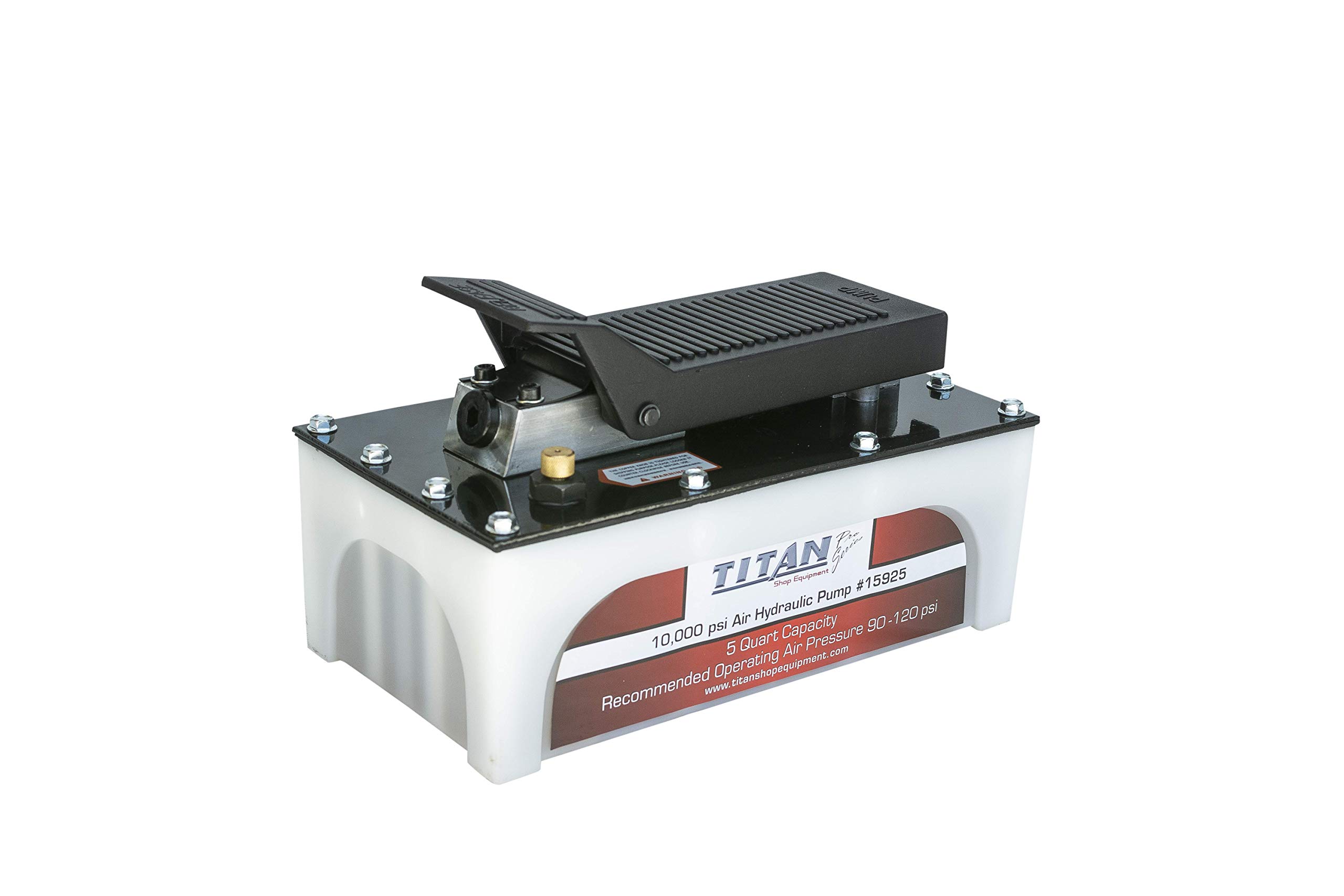 Amazon.com: AME INTL 15925 5 Quart Titan Air Hydraulic Pump with 