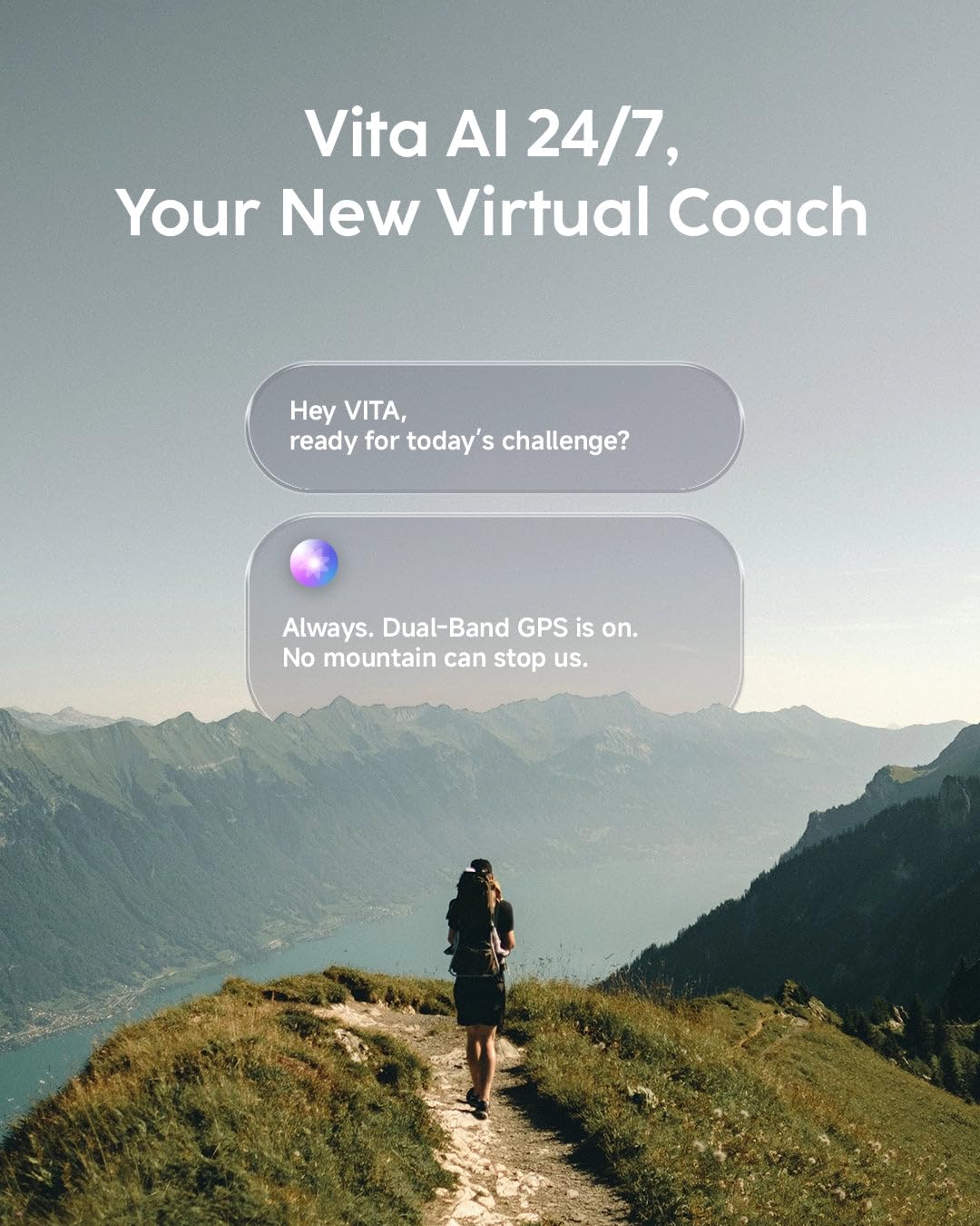 Cubitt Terra Rugged Smartwatch with Dual-Band GPS, 1.48” AMOLED Display, Offline Maps, VITA AI, AI Coach, Readiness Score, 5ATM, 14-Day Battery – Military Green