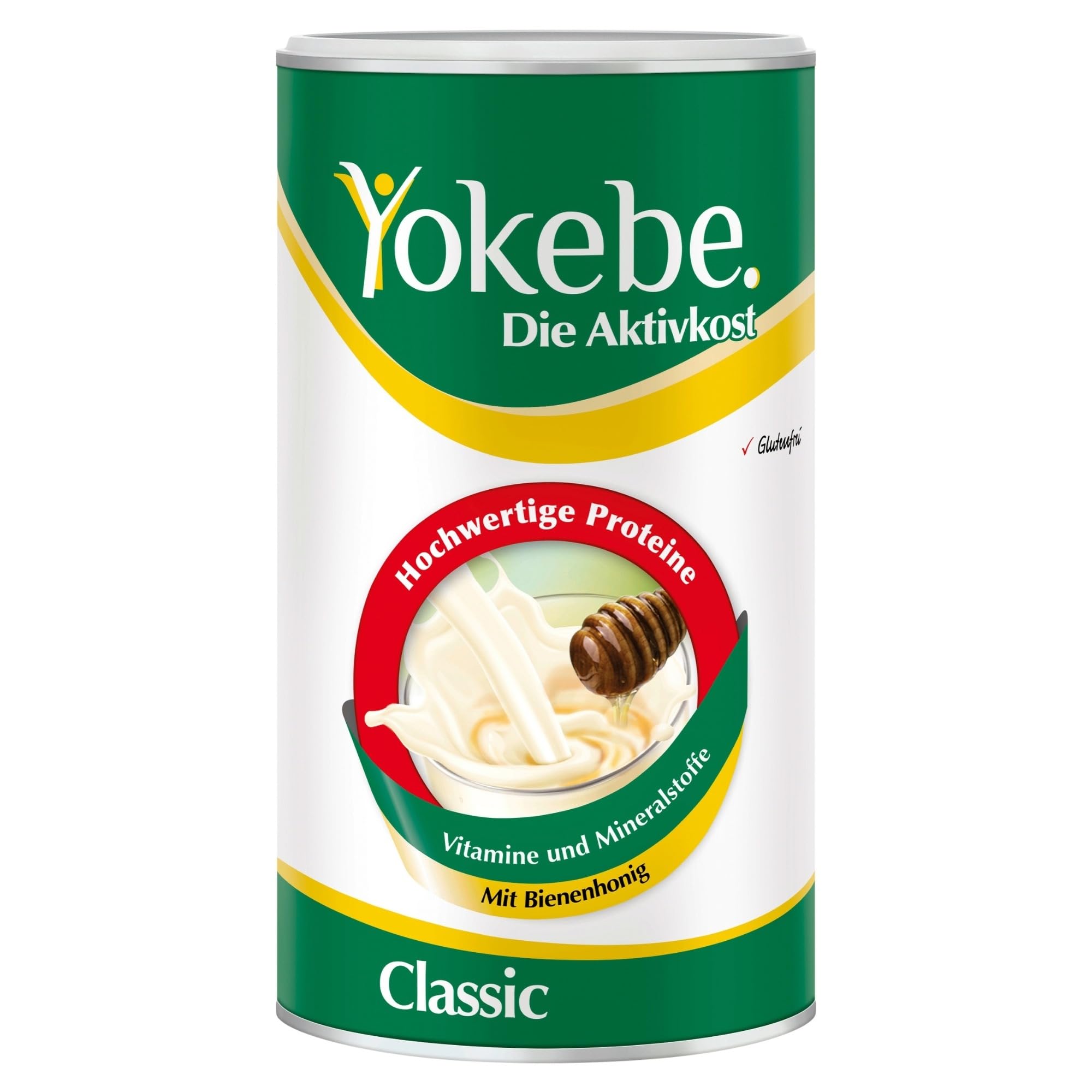YOKEBE Classic – Diätshake zum Abnehmen – glutenfrei und vegetarisch – Mahlzeitersatz zur Gewichtsabnahme mit hochwertigen Proteinen – 500 g – Amazon Angebot