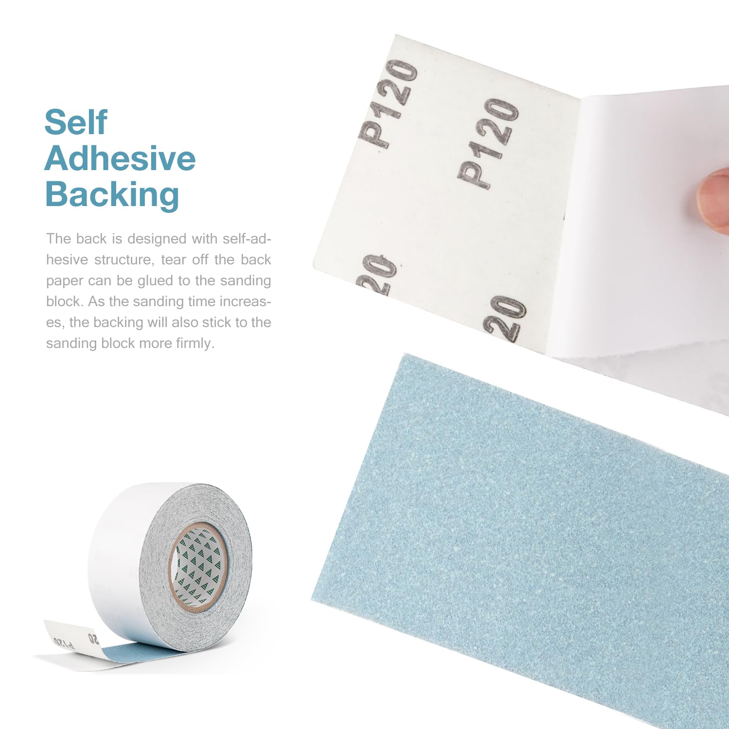 Rotolo Carta Vetrata Adesiva PSA - 70mm X 20m, Grana 150, Abrasivo Ceramico Per Levigatrici E Lavorazioni - Foto 6