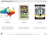 Vista 6 de 2021-22 Panini Prizm Premier League Soccer Hobby Box (12 Packs12 Cards 1 Auto)