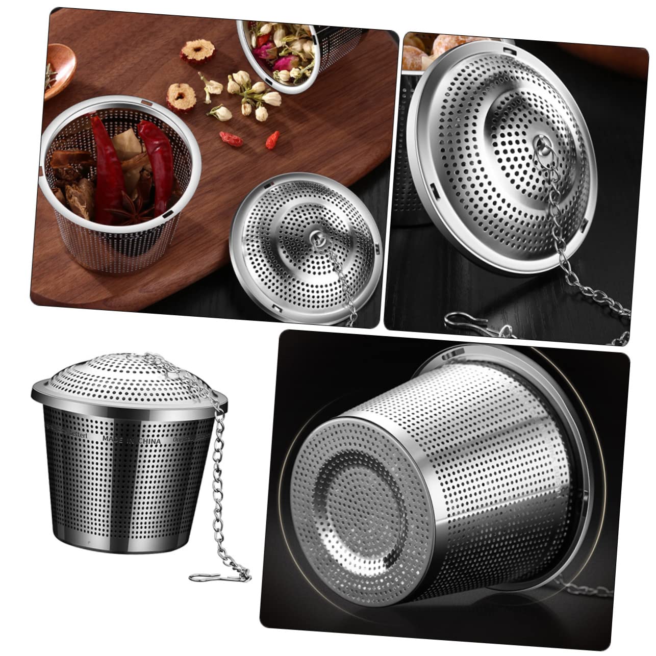 BIUDECO Tea Strainer Multi-purpose Strainer for Tea Cooking Mesh Filter Easy to Use