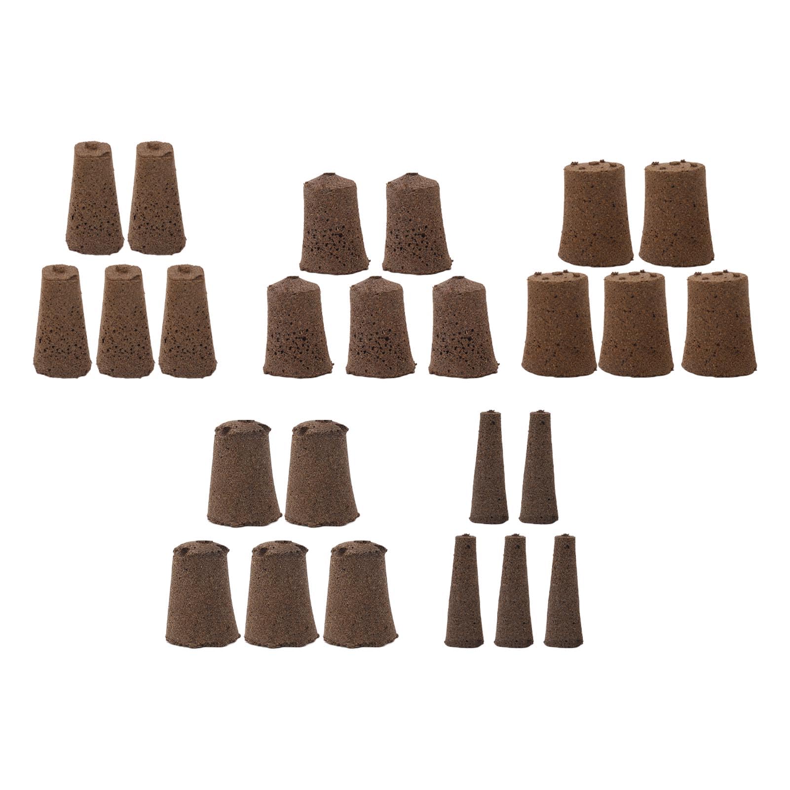Paquet de 50 éponges de Culture pour Bloc de Semis Hydroponique, éponges de Croissance de Racines, Gousses de Graines, éponges de Démarrage de Graines pour Système de Jardin(DRH TN0415)