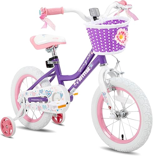 Miniatura 19 de JOYSTAR Angel Bicicleta para Niñas para Niñas Pequeñas y Niños de 2 a 13 Años, Bicicleta para Niños de 12, 14, 16, 18, 20 Pulgadas con Ruedas de