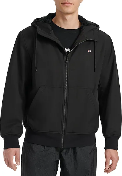 Champion mens Sherpa Lined Hoodie