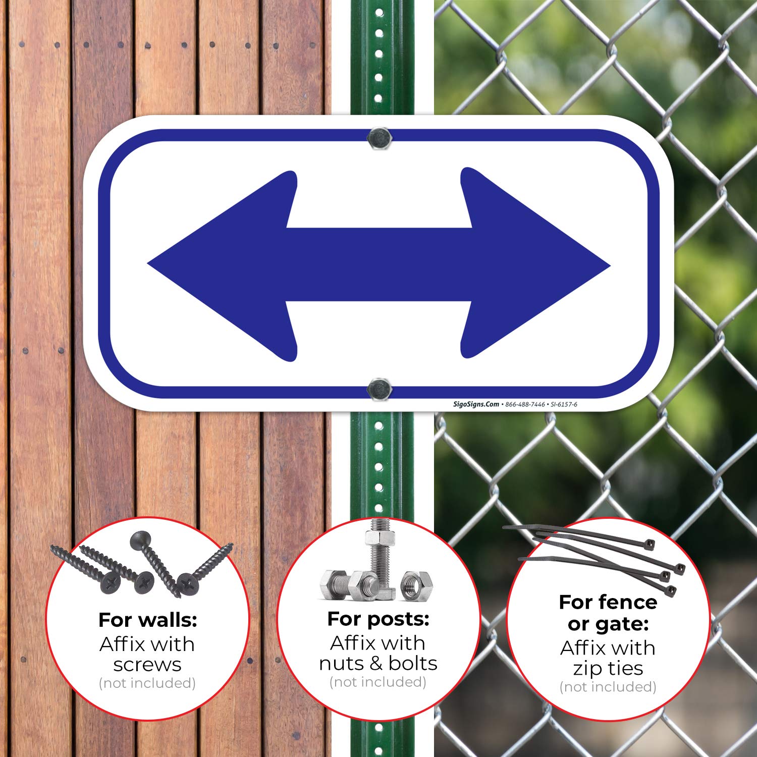 SIGO SIGNS Warnschild Aus Aluminium – 12x12 Cm, Wetterfest & Rostfrei Für Innen/Außen