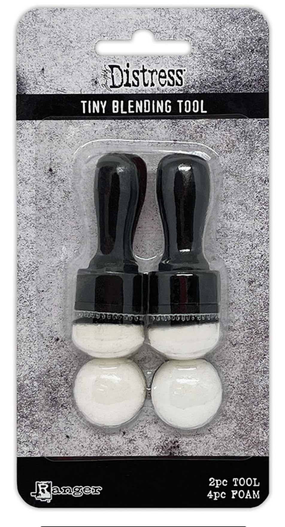 Bundle- Pack of 3- Tim Holtz Distress Tiny Blending Tool with Sponge Applicators Ranger tda84990