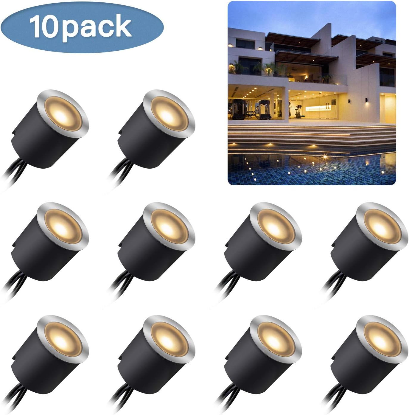 illuminazione esterna per gradini