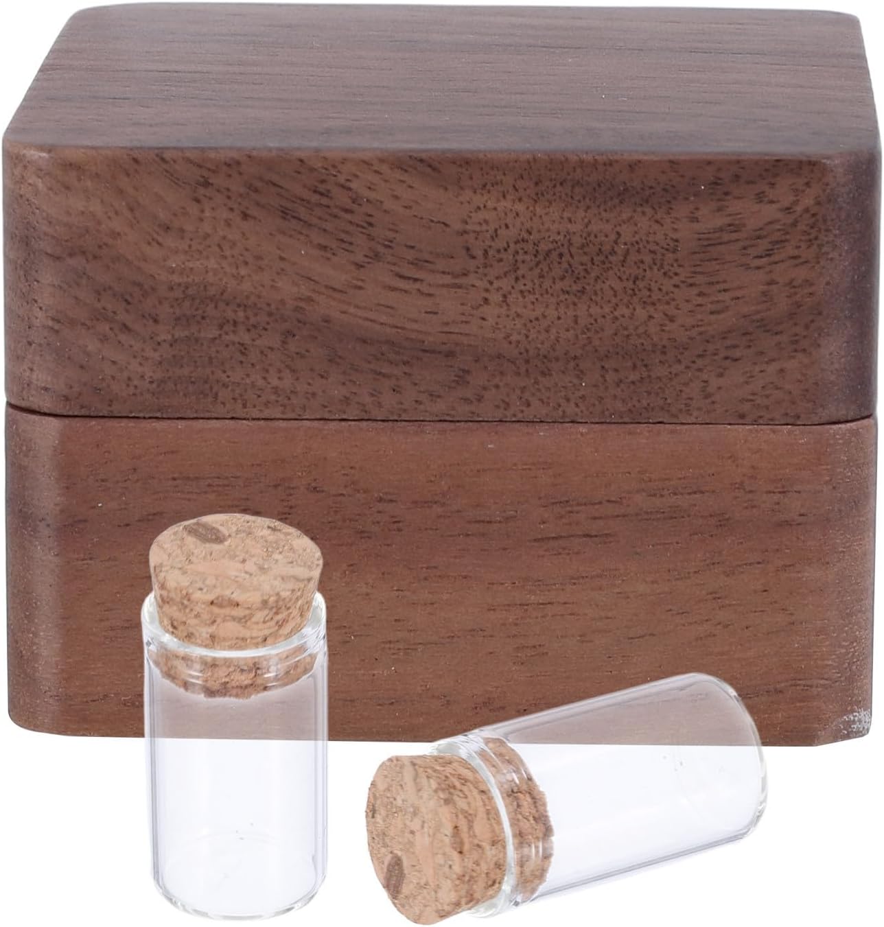 Gadpiparty Wooden PET Hair Memorial Keepsake Box with Lid for Cat