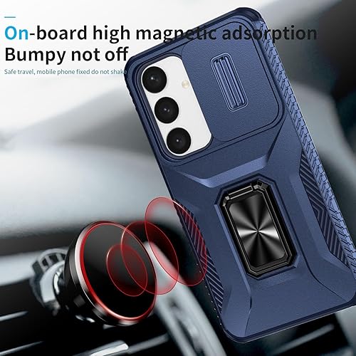 Miniatura 6 de SunStory Funda para Samsung Galaxy S24 con protector de pantalla HD, soporte y cubierta para cámara deslizante, no para S24 Plus o S24 Ultra grado