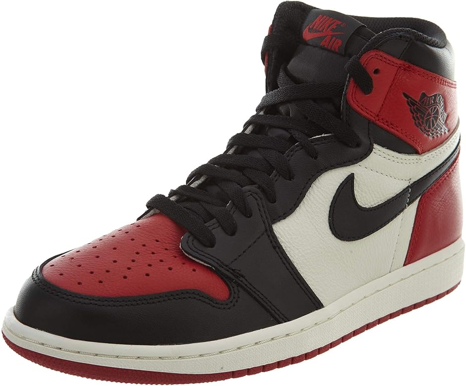 Nike AIR Jordan 1 Retro HIGH OG 'BRED Toe' - 555088-610 - Size 13
