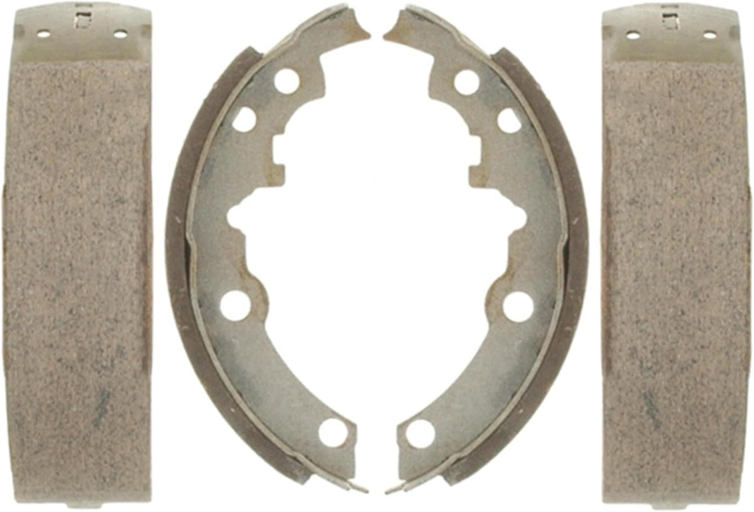 ACDelco Gold 17553B (19307610) Bonded Rear Drum Brake Shoe Set