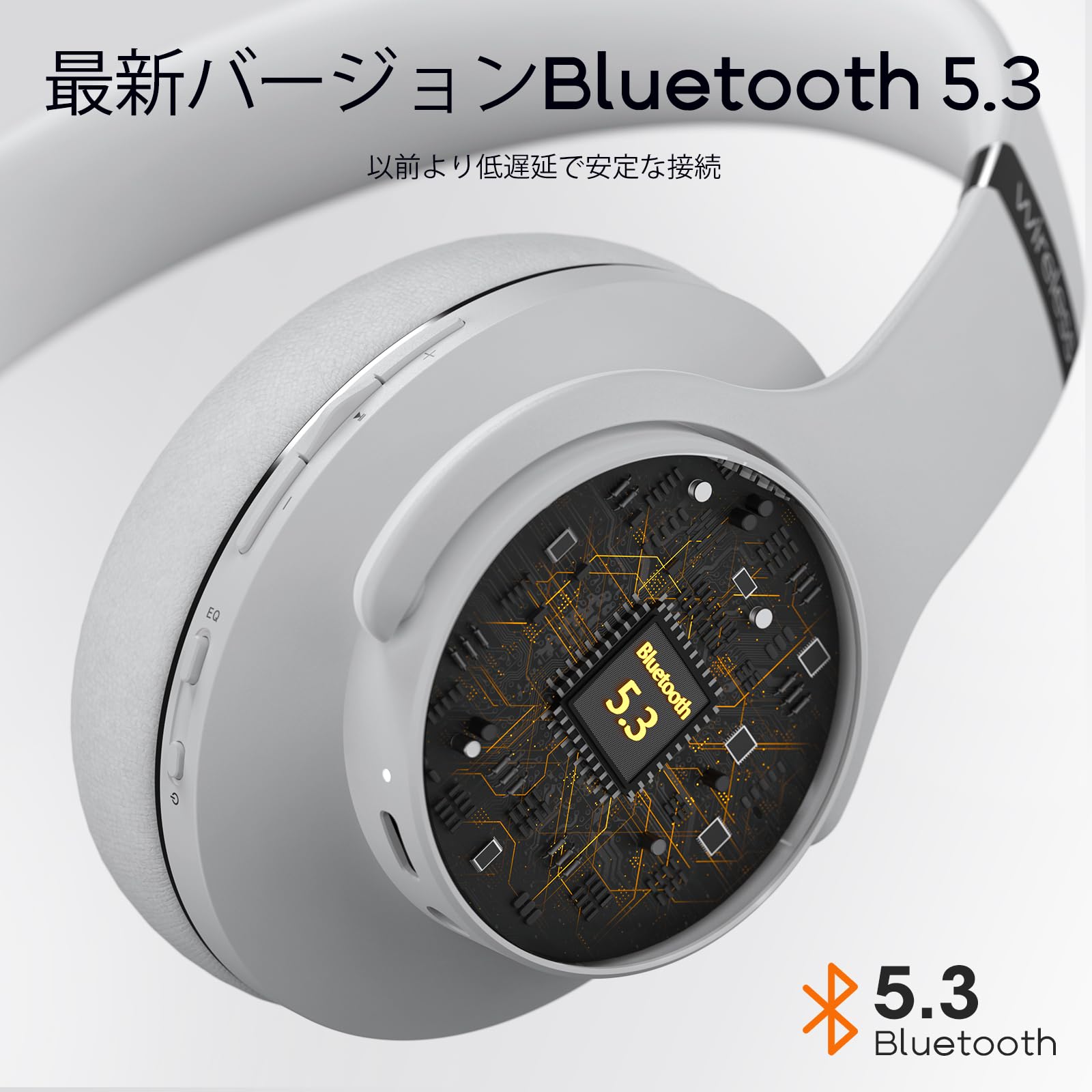 Amazon.co.jp: DOQAUS(ドカアス) ヘッドホン Bluetooth5.3 ワイヤレス