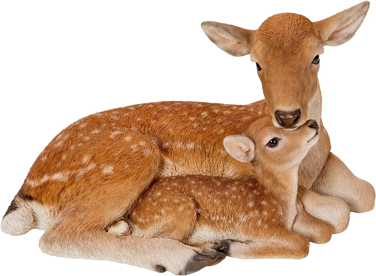 Vivid Arts Natural - Laying Deer & Fawn Baby