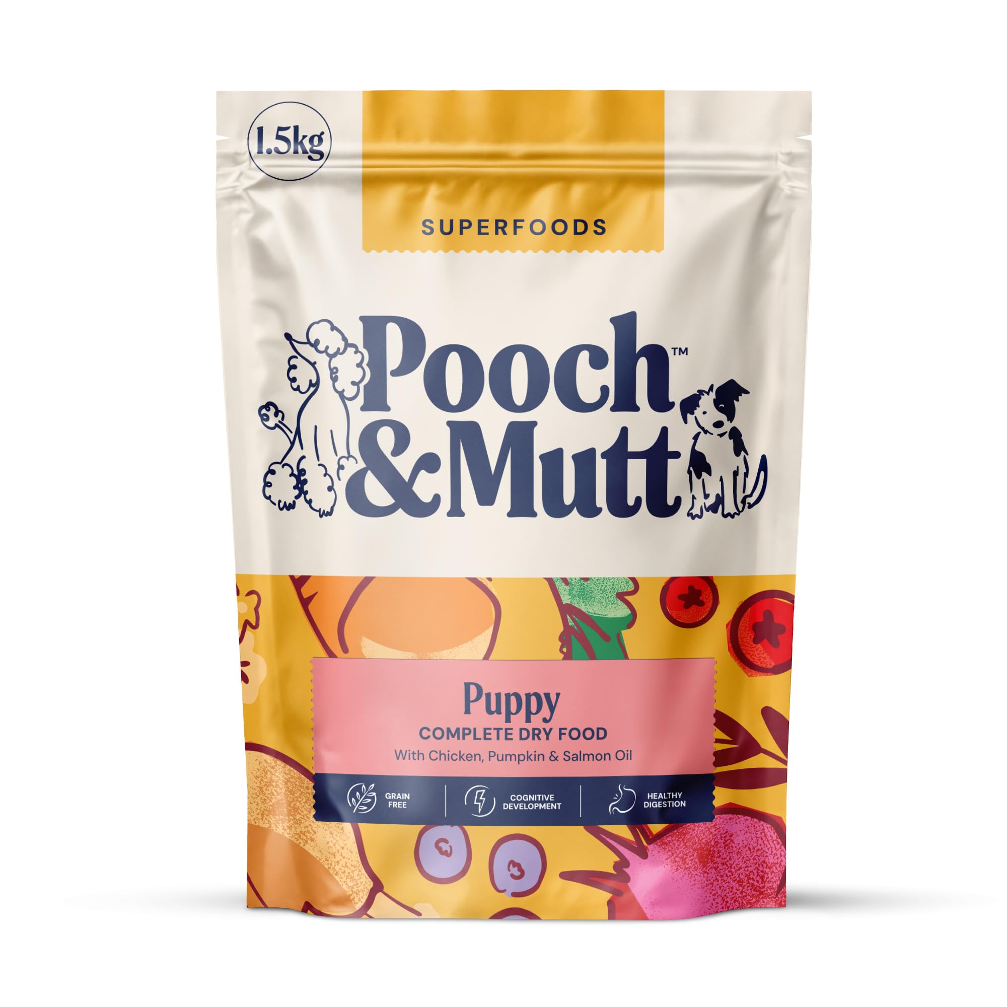 Complete Puppy Dry Dog Food (Grain Free), Chicken & Superfood Blend