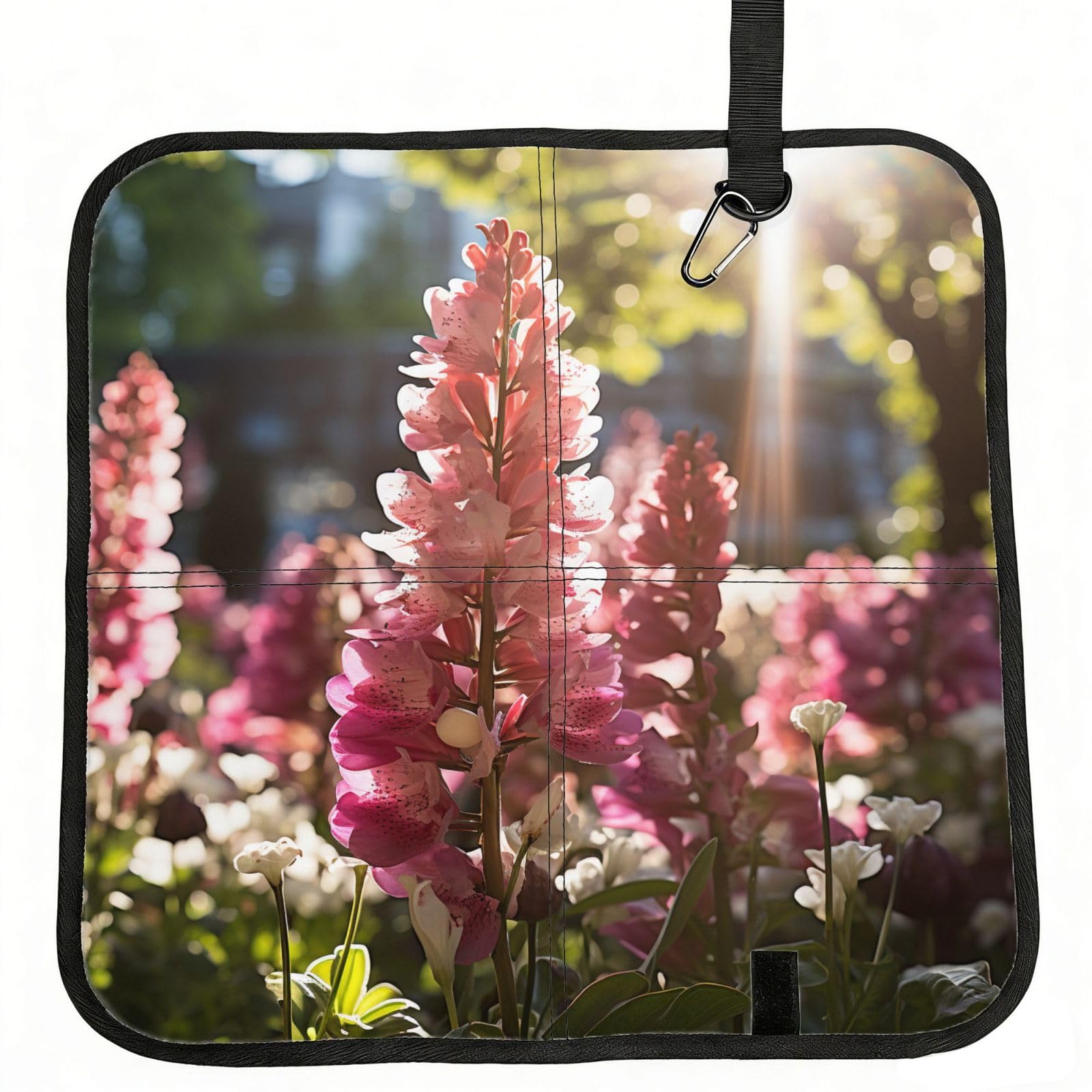 YGLHBDPBF flowers Print Camping seat cushion,Foldable Sitting Pads,Save Backpack Space for Hiking