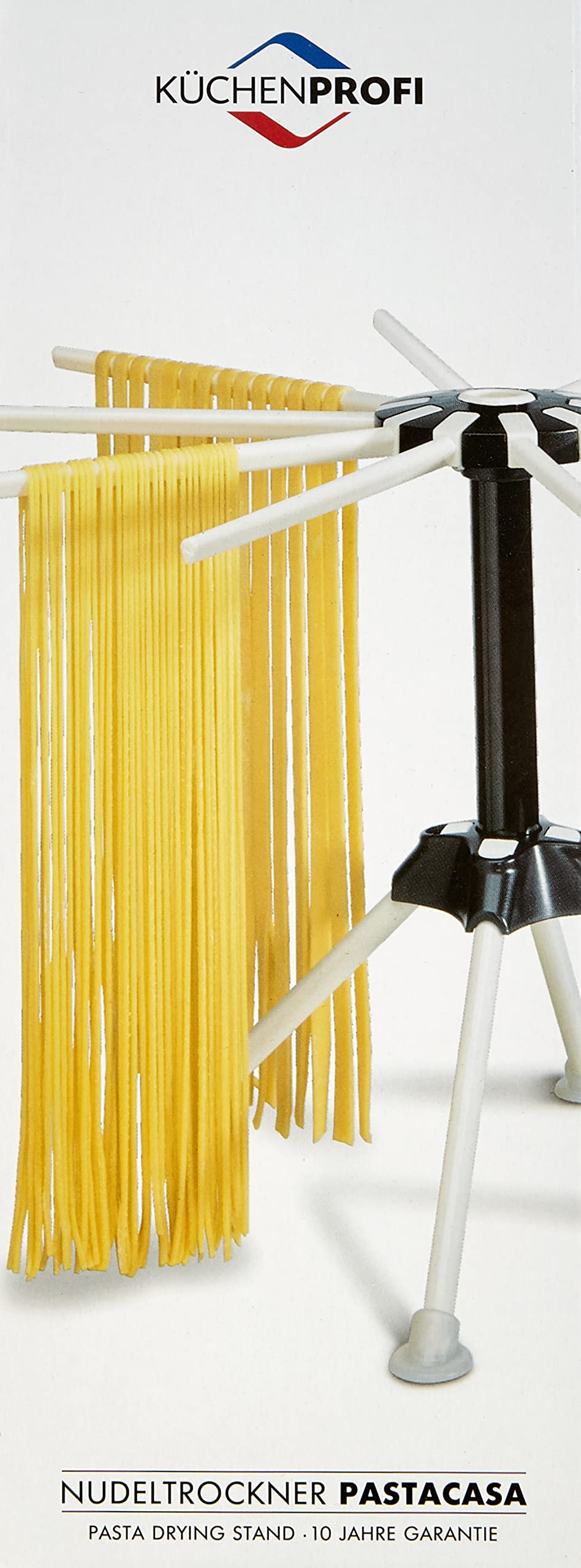 Küchenprofi Essiccatore per pasta, altezza 28 cm, accessori per macchina per pasta, 6 unità, supporto per asciugare la pasta, asciugatrice per pasta, asciugatrice per spaghetti, 9 x 9 x 22 cm