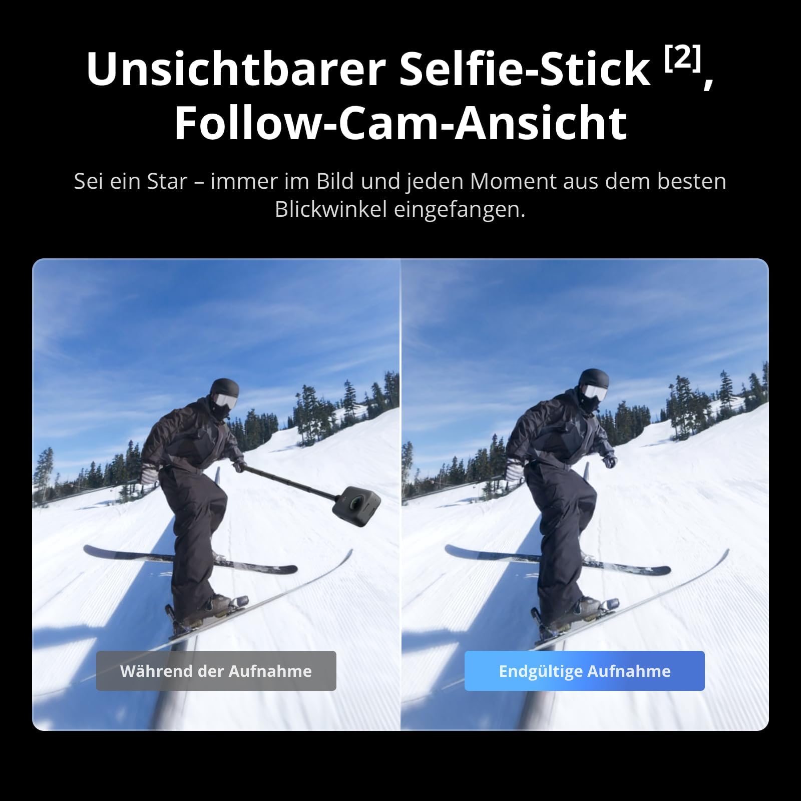 DJI Osmo 360 Adventure Combo 360 Kamera 1-Zoll Sensor 8K 360° Video 4K 120fps 170° Sichtfeld 120MP Fotos Action Cam Vlog Kamera Magnetischer Schnellwechsel 3 Akkus Ladeetui