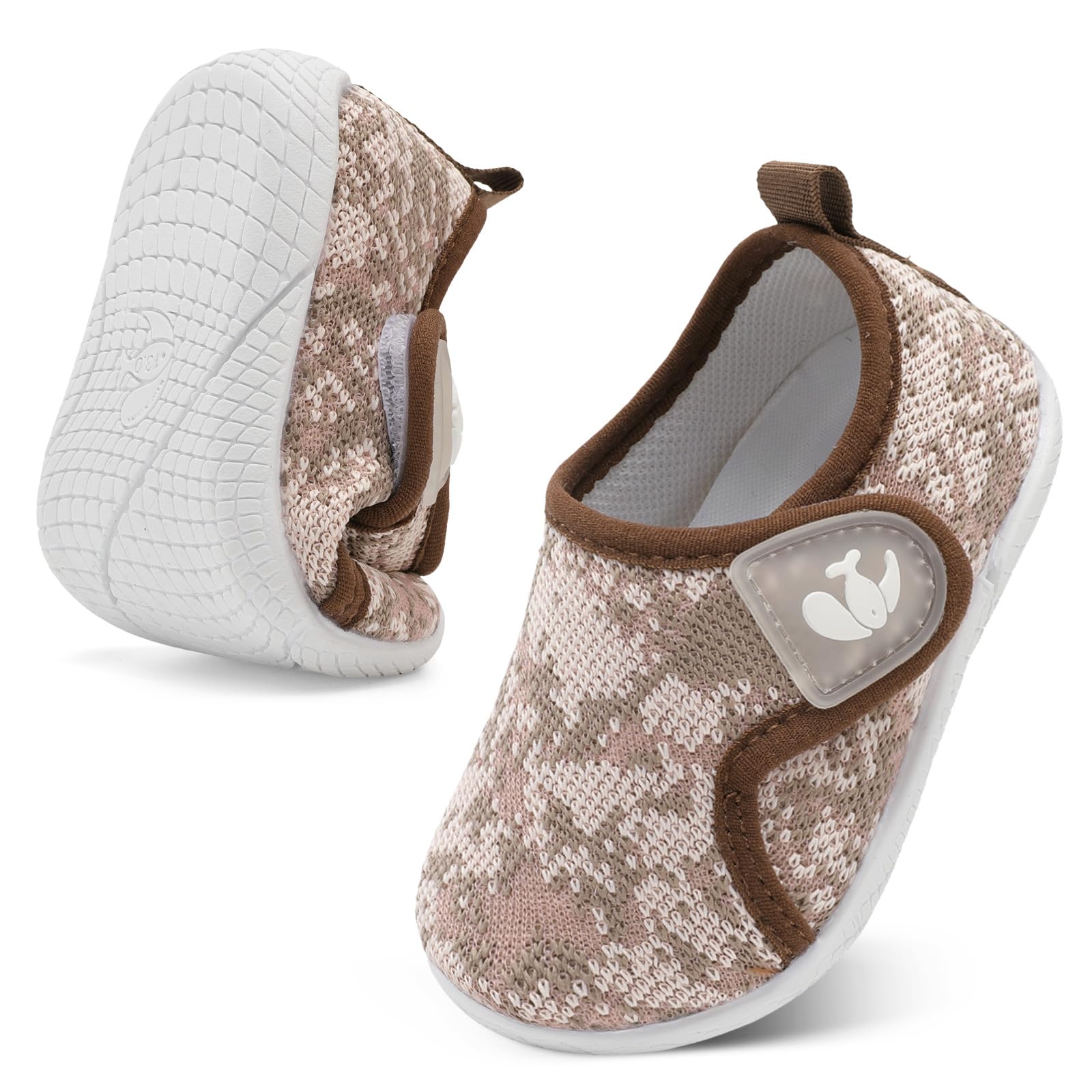 FEETCITY Toddler Walking Shoes Slip On Toddler Shoes Boys Girls Kids Sports Sneakers Casual School Shoes Barefoot Shoes