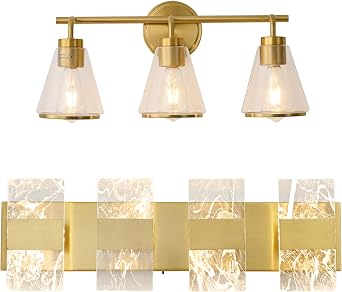 Bathroom Light Fixtures Over Mirror & Modern LED Bathroom Light Fixtures 3-Light Chrome Vanitys Lights