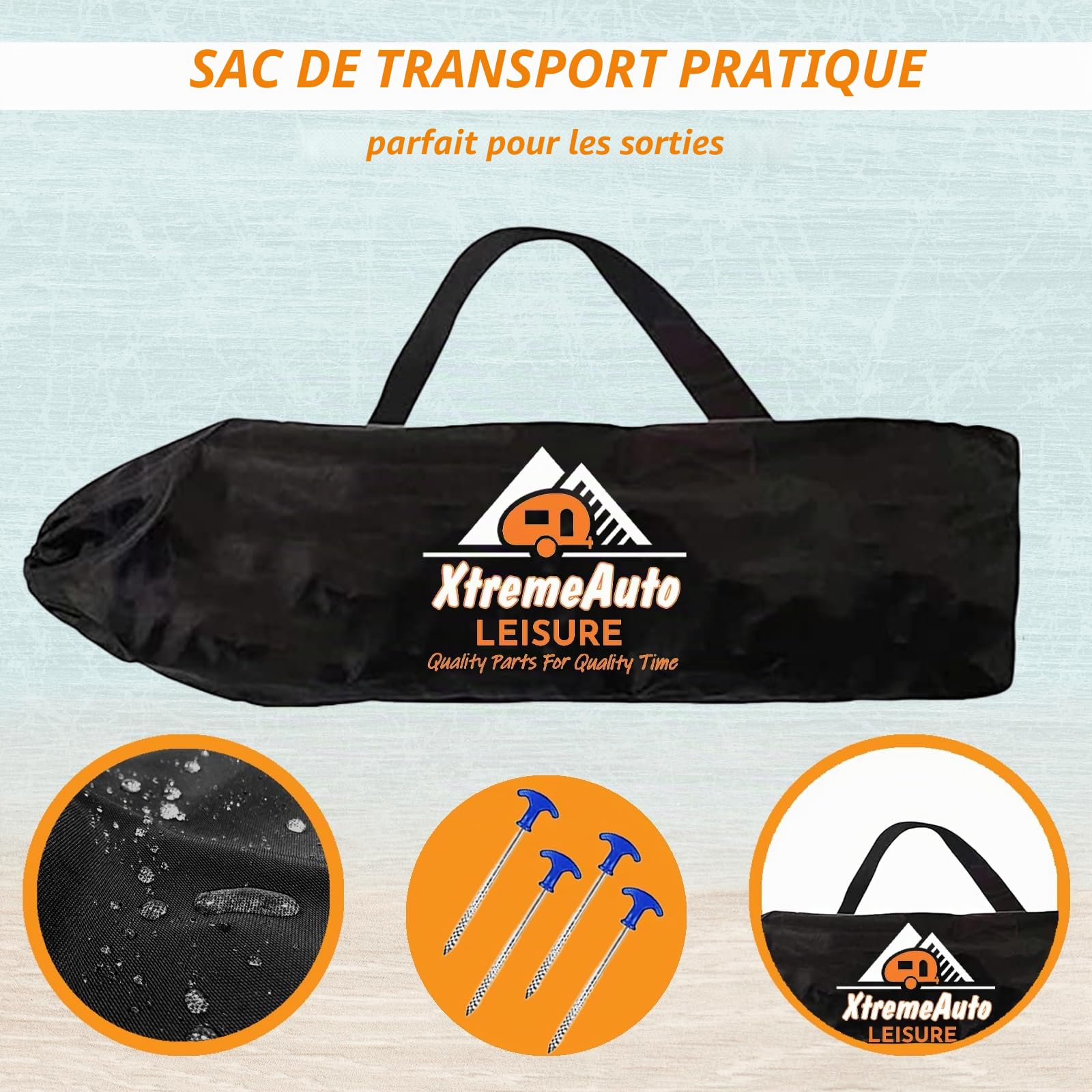 Xtremeauto Séchoir à linge rotatif en aluminium avec 4 bras, séchoir à linge extérieur, portable, pliable et autoportant pour intérieur et extérieur, pour caravane, argenté