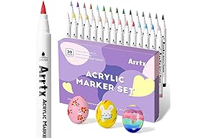 Arrtx Sakura Solid Paint Marker - 30 Colors Acrylic Paint Pens